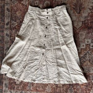 Linen skirt size M